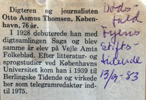 Asmus' død 1983