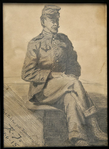 Severin Asmus Thomsen som soldat 1915