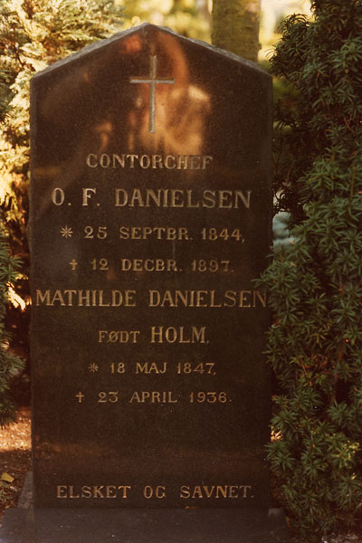 familiegravstedet på Garnisons Kirkegård