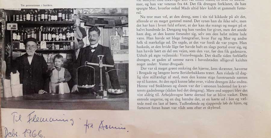 Artikel af Otto Asmus Thomsen i Jul i Vejle 1962: Christian Koebenhavner