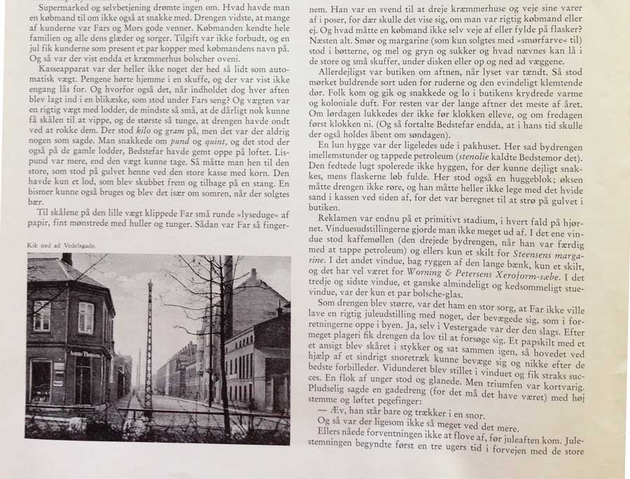 Artikel af Otto Asmus Thomsen i Jul i Vejle 1962: Christian Koebenhavner