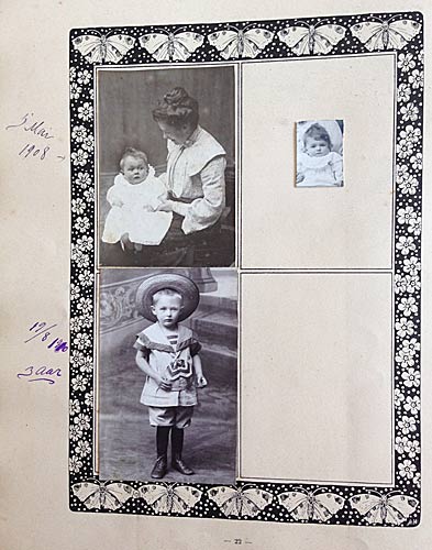 Side 22: fotos af Otto 1908 og 1910